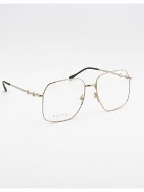 Gucci GG0952O 002 Eyeglasses Gold 57mm Aviator Frame